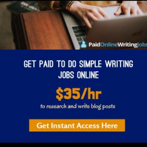Paid Online Writing Jobs - Get Paid To Do Simple Writing Jobs Online