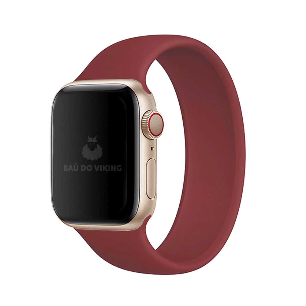 Pulseira Loop Solo Silicone Bonina Compatível com Apple Watch - NÃO É O RELÓGIO