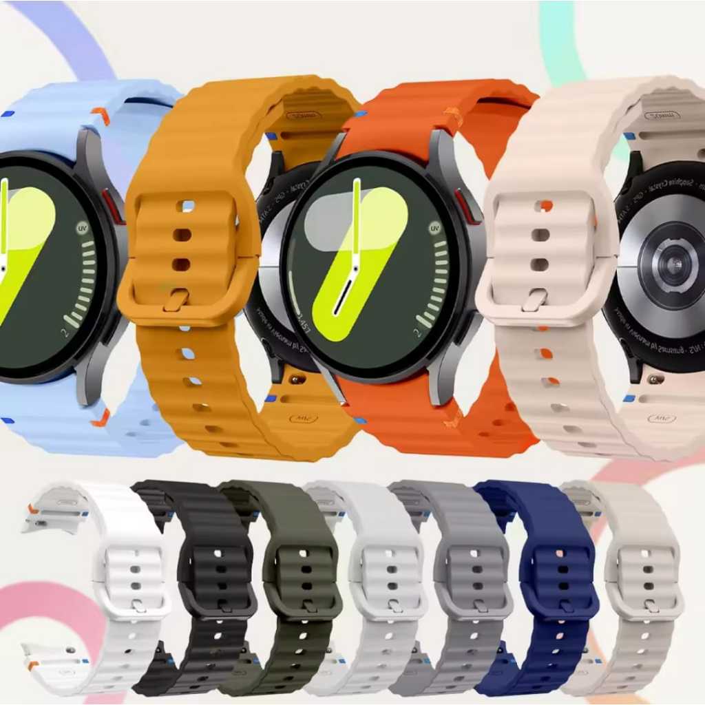 Pulseira de Silicone para Samsung Galaxy Watch 6