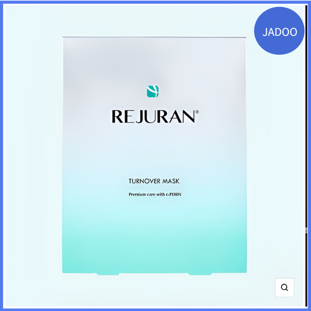 Máscara Rejuran Turnover (5 Folhas/1 Caixa) Premium Care Com c-PDRN ® + Brinde – Recuperação Noturna Para Pele Danificada