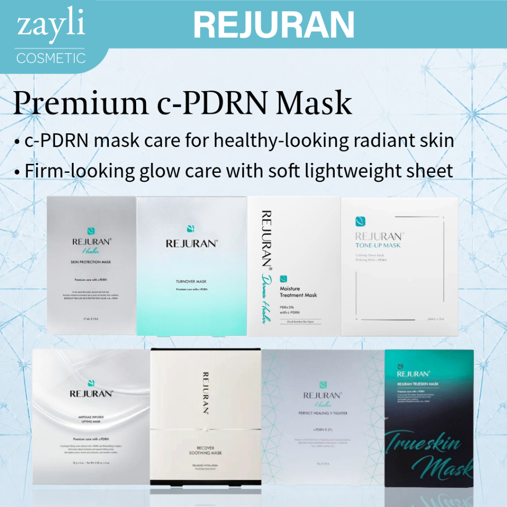 [Rejuran] Coleção De Máscaras Faciais Premiumturnover/Calmante/Firmeza Em V/Lifting De Ampolas/Derma Healer Moisture-Cui