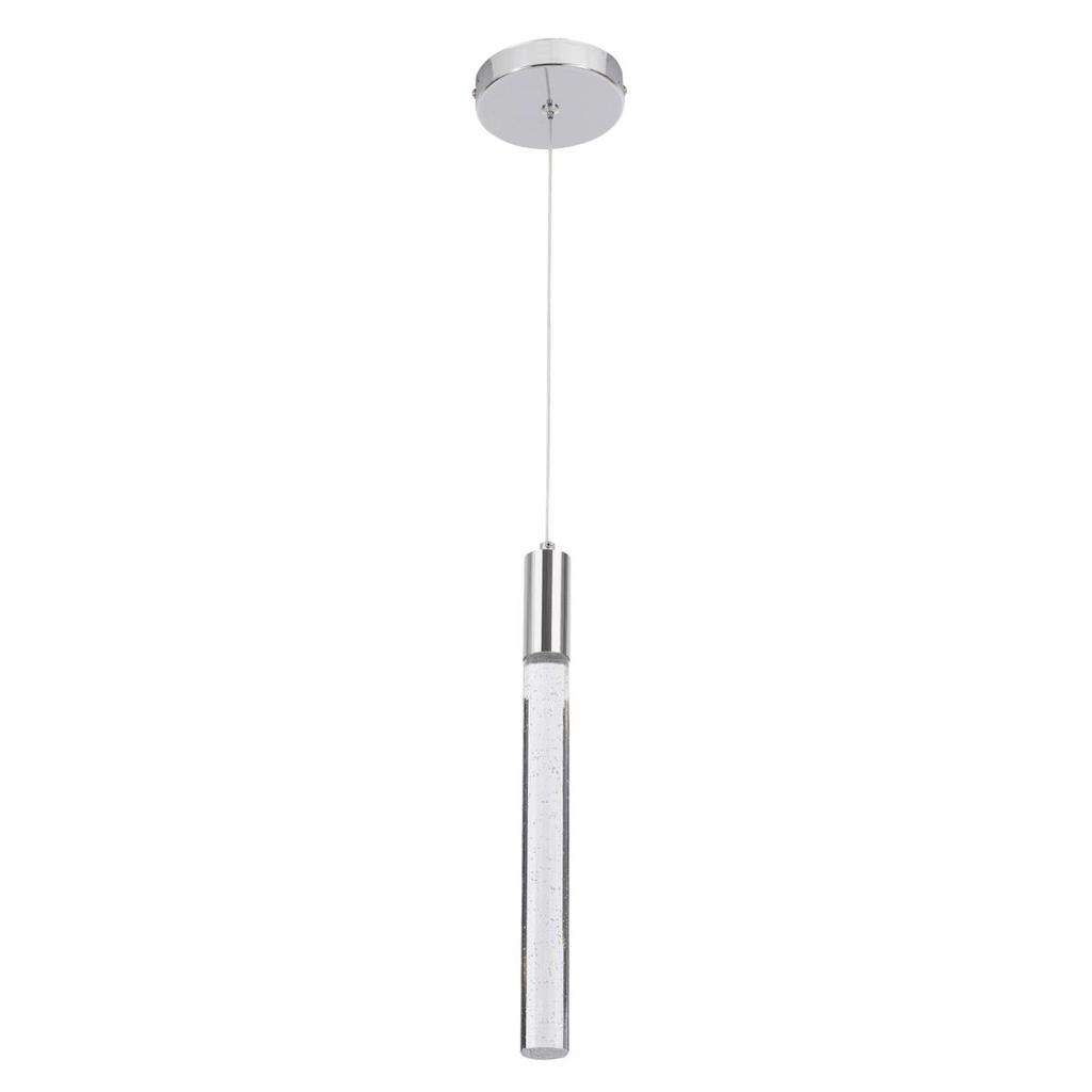 PENDENTE LUMINARIA DE TETO LED NIX 3W CHROME CINZA GMH