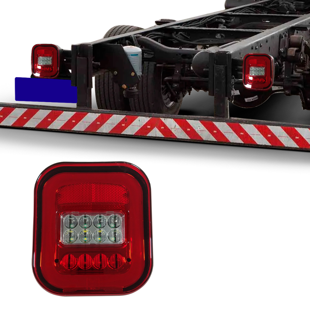 Lanterna Marmitão Traseira Ld Nix Bivolt Led Com Conector