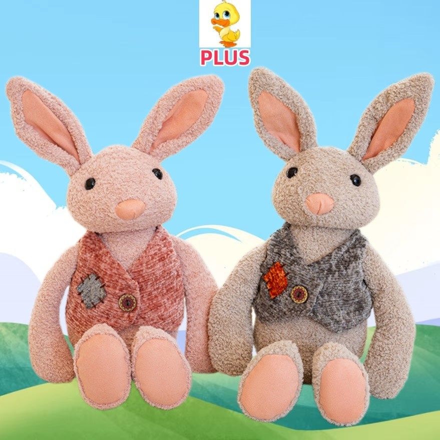 Mais ✨ Em Estoque Coelho Bonito Brinquedo De Pelúcia Divertido Plushie Travesseiro Macio Presente Peculiar Engraçado Dec