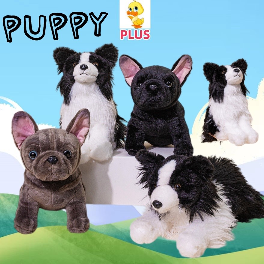 Mais ✨ Em Estoque Bonito Fadou Chihuahua Border Collie Brinquedos Engraçado Filhote De Cachorro Bonecas De Pelúcia Prese