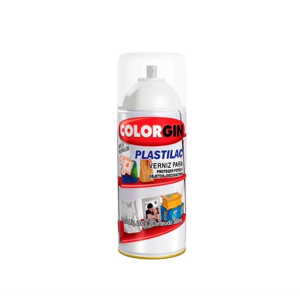 TINTA SPRAY USO GERAL BRANCO RÁPIDO REFRIGERADOR 51001 COLORGIN 350ML