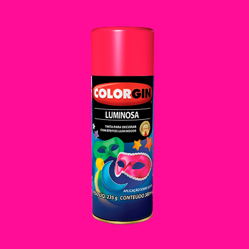 TINTA SPRAY LUMINOSA MARAVILHA 758 COLORGIN 350ML