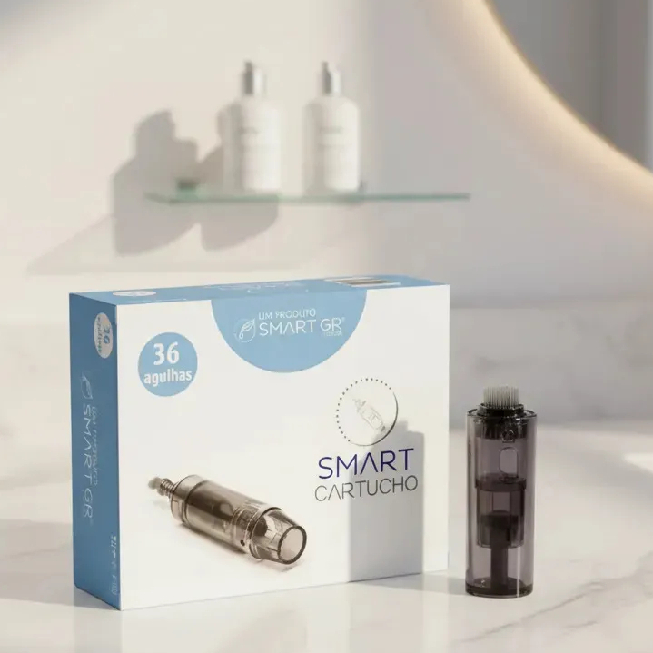 Cartucho Microagulhamento Elétrico Smart Derma Pen 36 agulhas Caixa c/ 10un