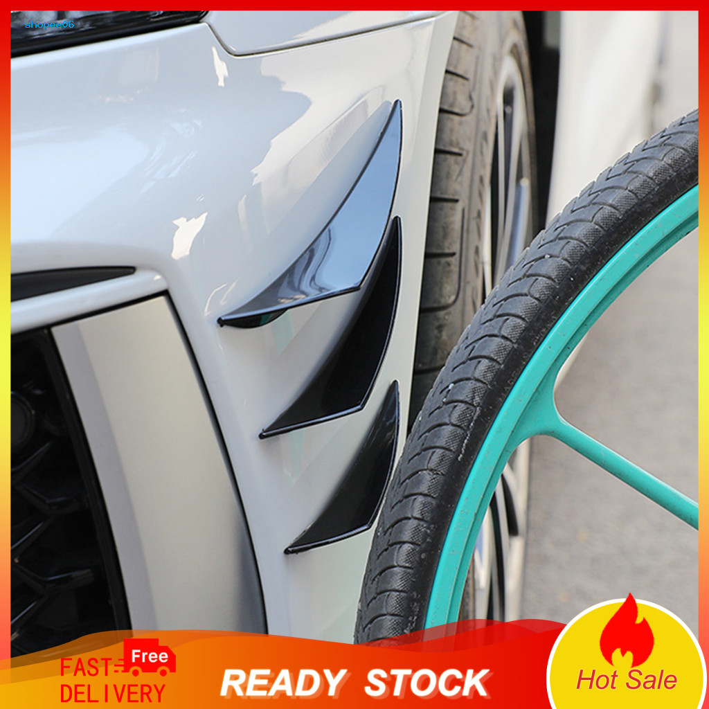 Premium Rubber Bumper Guard Easy Installation Strip 6pcs Black Car Strips Universal Anti-collision Anti-scratch Protecto