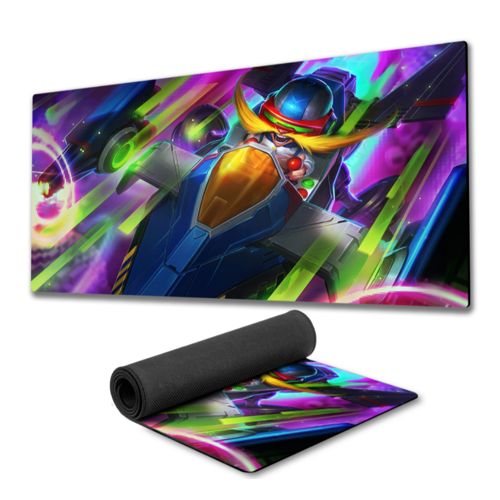 Mouse Pad Corki LOL fundo de borracha 90x40cm 80x30cm 900x400 800x300 anime League of legends speed gamer mousepad