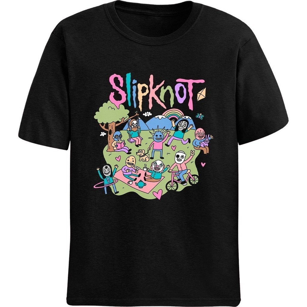 Camiseta Slipknot Sean Solomon Cute Tour Rock N Roll