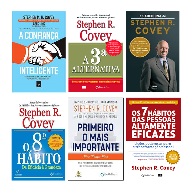 Coleção Stephen Sean Covey - O 8º Hábito / Os 7 Hábitos das Pessoas Eficazes