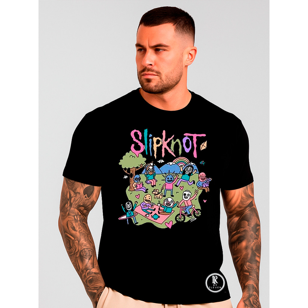 Camiseta Slipknot Sean Solomon Unissex Camiseta de Rock  And Roll Camiseta Unissex 100% Algodao Linha Premium.
