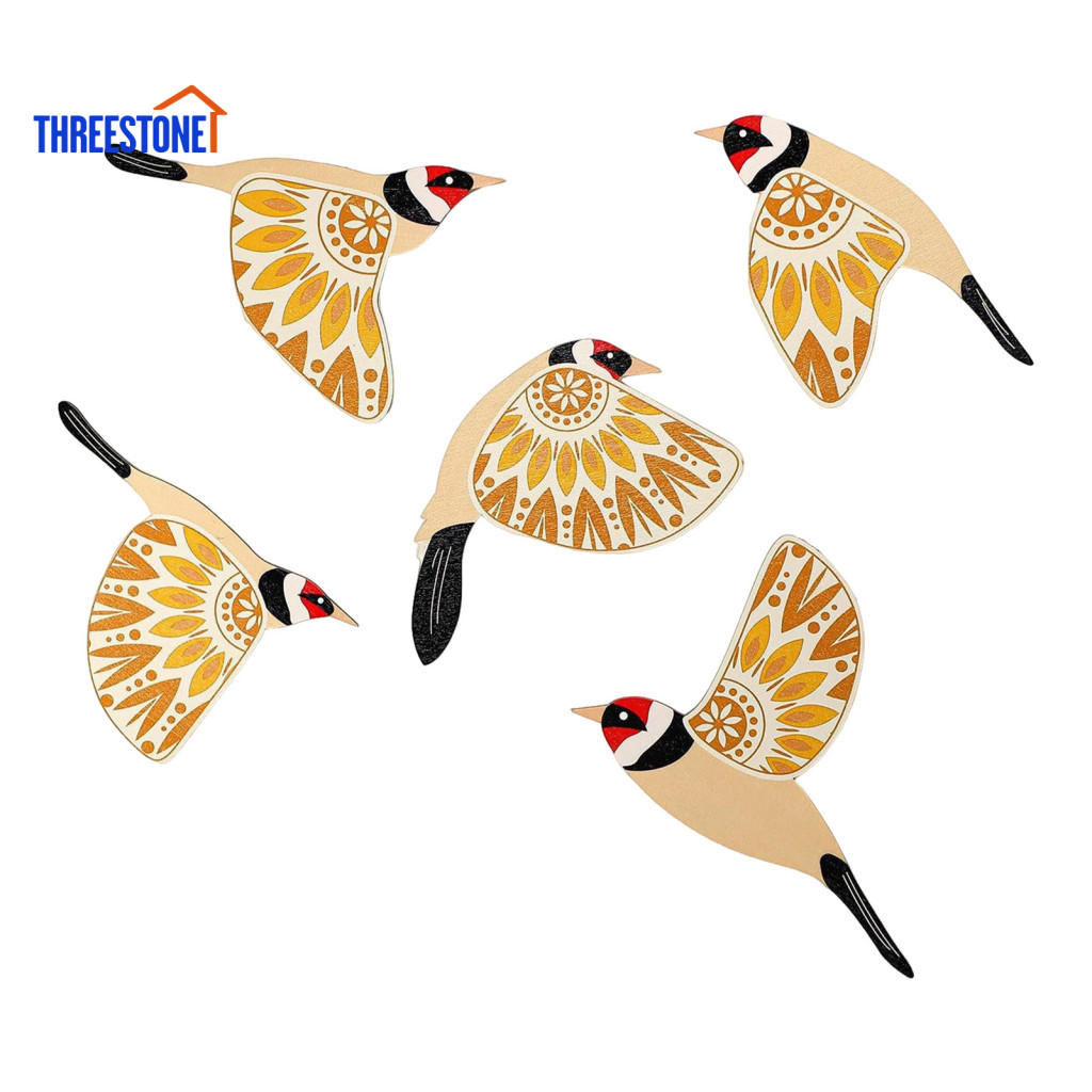 Exquisite Wooden Decorations Birds Home Decoration Rustic Bathroom Sign Flying Wall Art Decorative Restroom Decor Toilet