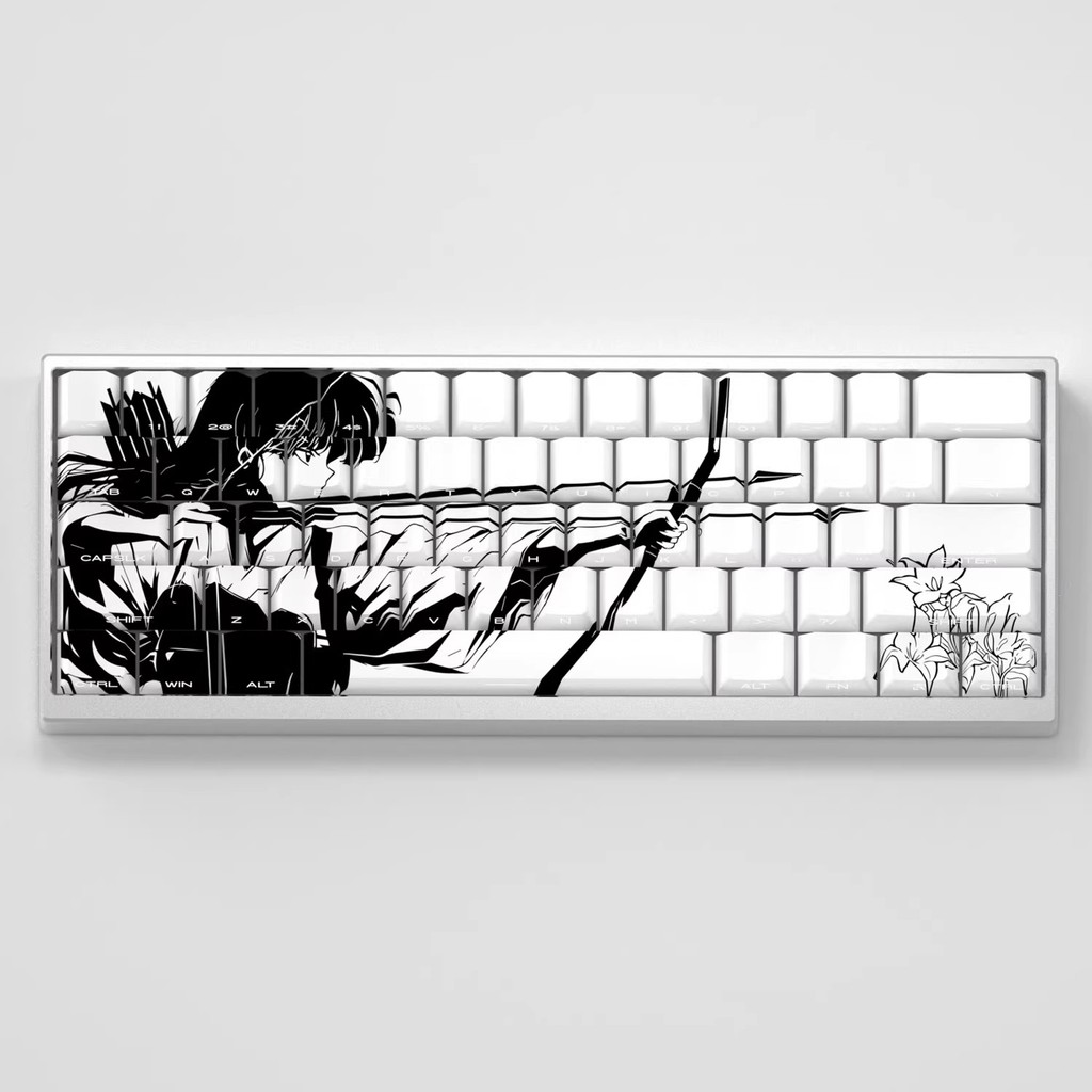Platycodon Keycap lado gravado translúcido Anime bidimensional Original fábrica alta PBT Material sublimação atk608MAD