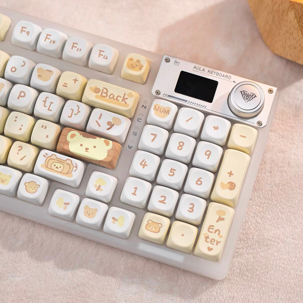Moa Height Keycap Pudim Urso pbt Material Sublimação Artesanato Adequado para Teclado Tarântula vgn RK etc.