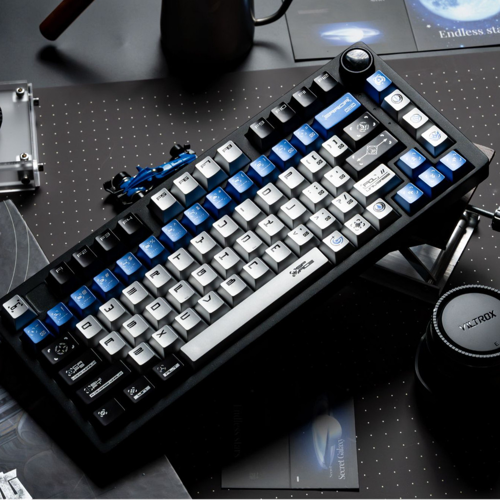 Multi-universo Metal pintura Keycap Original fábrica altura conjunto completo Material PBT sublimação de cinco lados rec