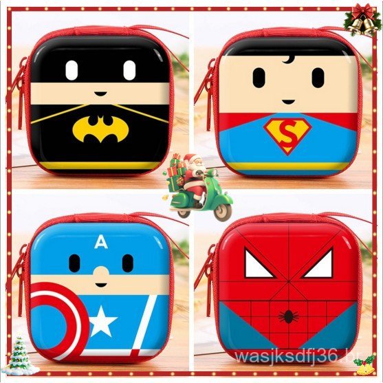 Fone de ouvido e porta-moedas, bolsa para guardar cabo USB