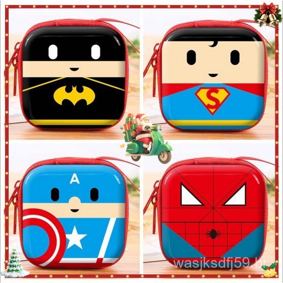 Fone de ouvido e porta-moedas, bolsa para guardar cabo USB