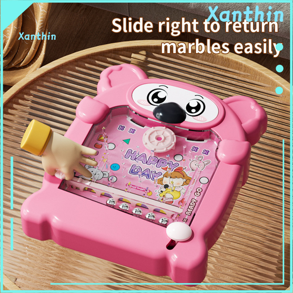 Children Drawing Pad 2-in-1 Kids Magnetic Board Double-sided Doodle with Pinball Game Educational Sketch Tablet Toy for