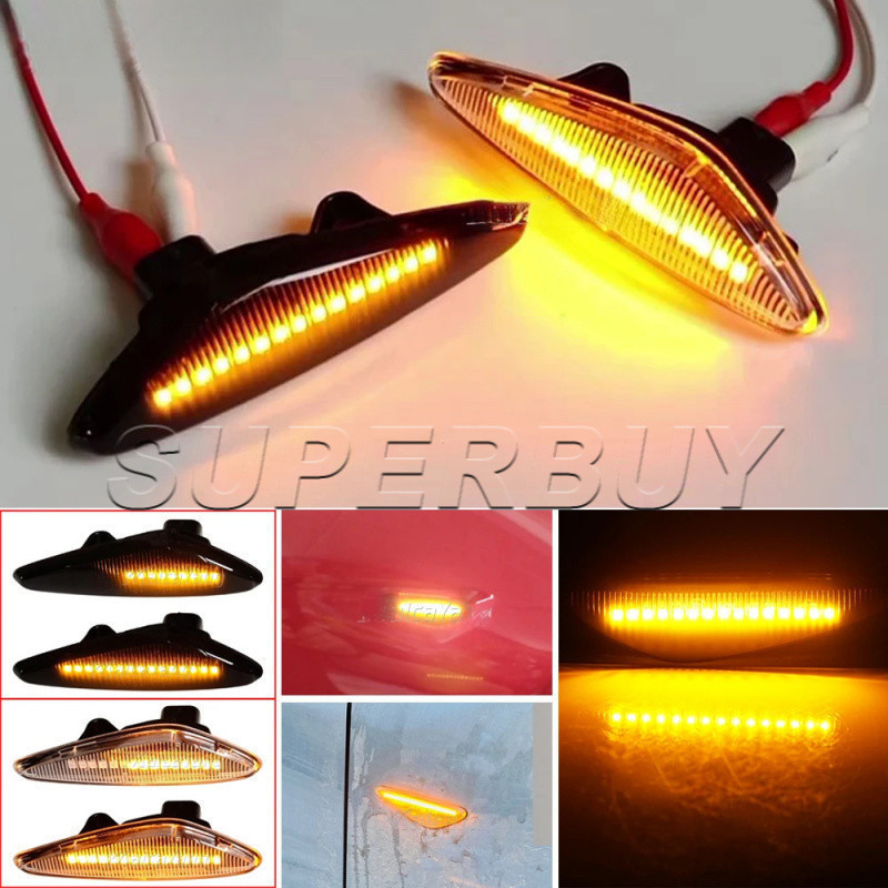 Luz de Sinalização Lateral Dinâmica LED Sequencial para Mazda 6 Atenza MX-5 Miata Roadster RX-8 Mazda5 Nissan Lafesta