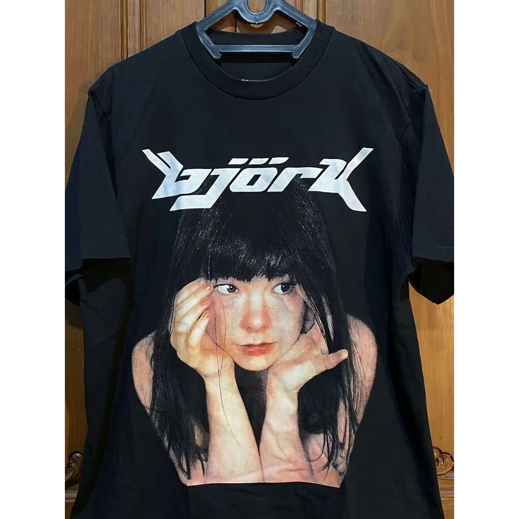 Camiseta Oversized T-shirt Feminina Bjork Inspired Unique Graphic Print All Seasons Confortável Estilosa Moderna Casual