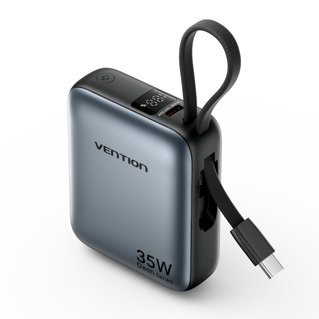 Vention Power Bank 10000mAh USB-C + USB-C 35W Com Display
