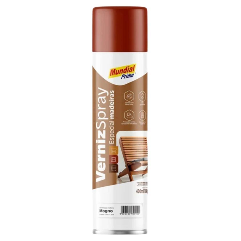 Verniz De Madeira Mogno Spray 400ml Proteção UV