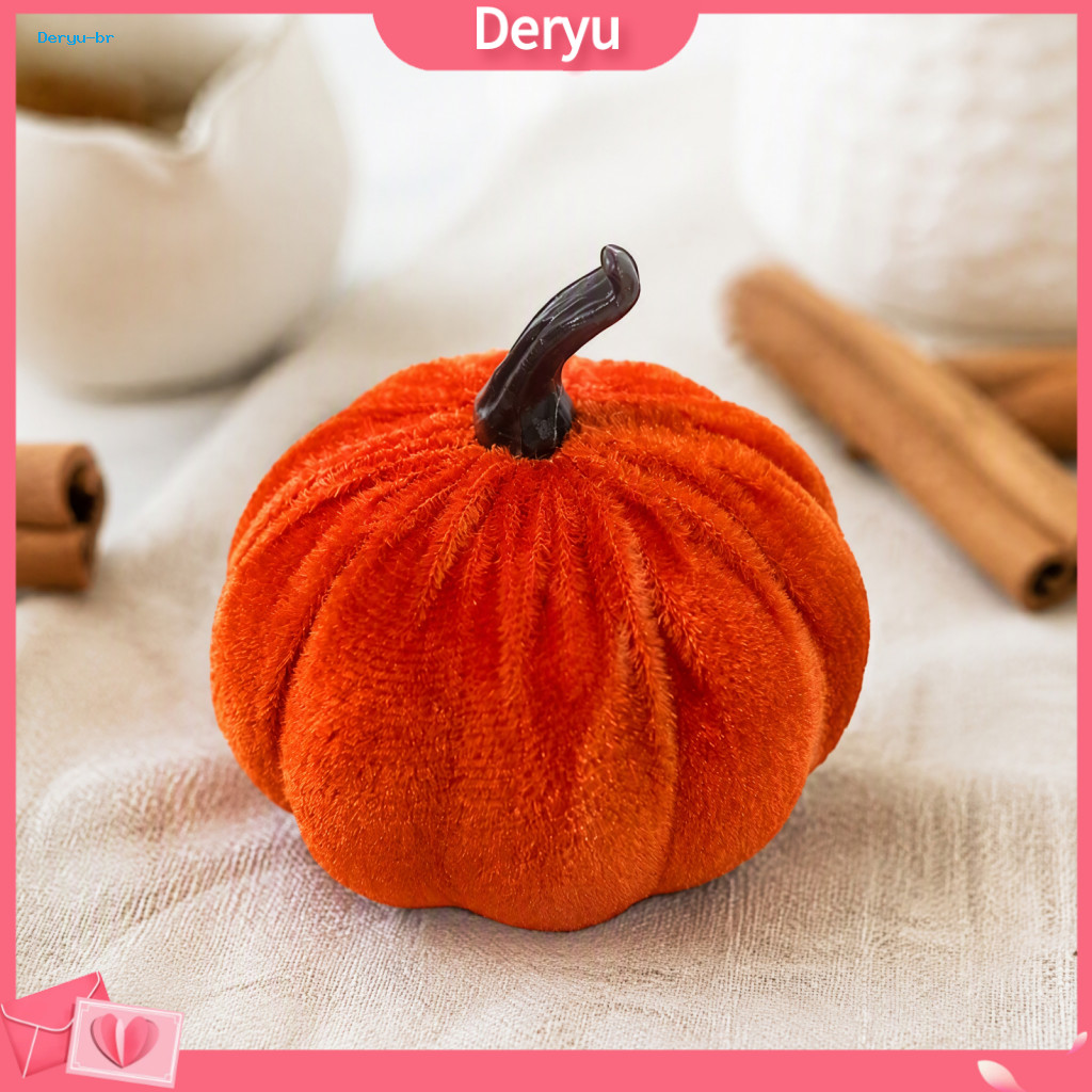 Decorative Pumpkins Bulk Pumpkin Decor for Home Small Velvet Decoration for Fall Thanksgiving Soft Stuffed Autumn Orname