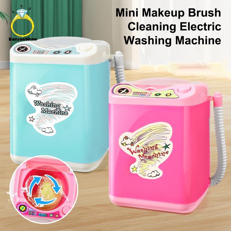 [BANY] Mini Puff De Pó Esponja Infantil Lavagem Elétrica Ferramentas De Maquiagem De Plástico Máquina De Limpeza Limpado