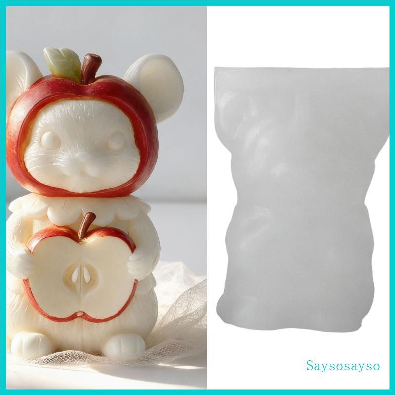 Saysosayso Molde De Silicone Para Mouse Adequado Crianças , Não Gruda , Ferramenta De Artesanal Assar
