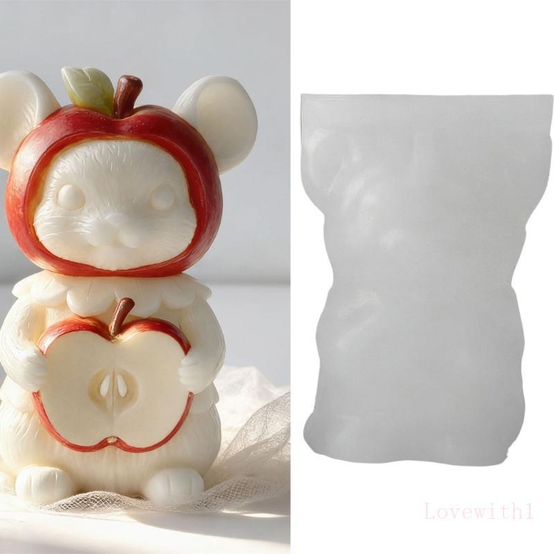 LOVE Fantasy Themed Silicone Mouse Mold Ferramenta De Artesanato De Cera De Chocolate Para Iniciantes