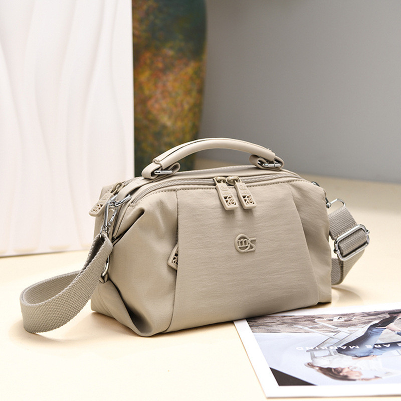 Multi-bolso bolsa feminina 2026 moda All-Match pequeno quadrado saco leve grande capacidade náilon Cross-corpo saco HI6I
