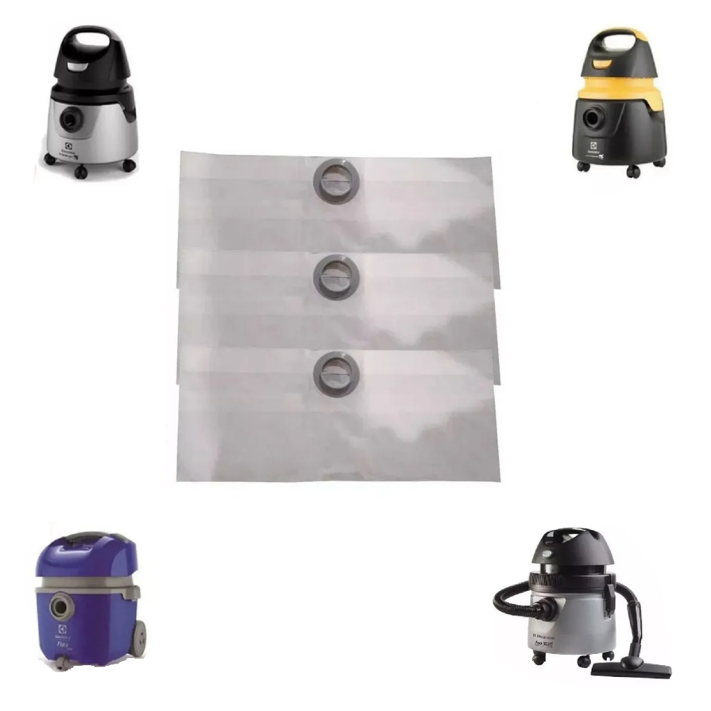 3 sacos aspirador pó Electrolux FLEX A10N1 AWD01 AQP10 AQP20 A10S A10T FLEX-C FLEX-S FLEX-1400 A10-CLEAN CAR GT-2000
