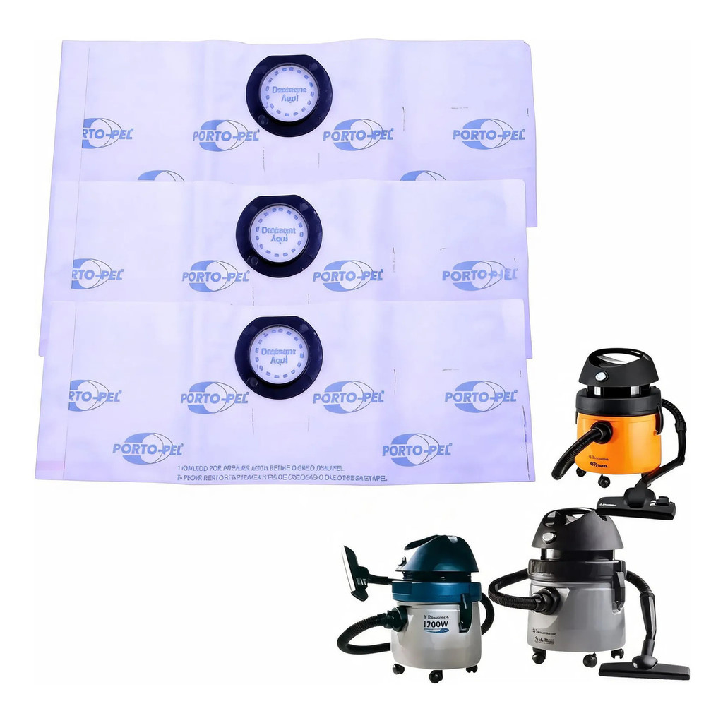Saco De Aspirador Electrolux A9 A10t A10 A13 3un Antigo 65mm