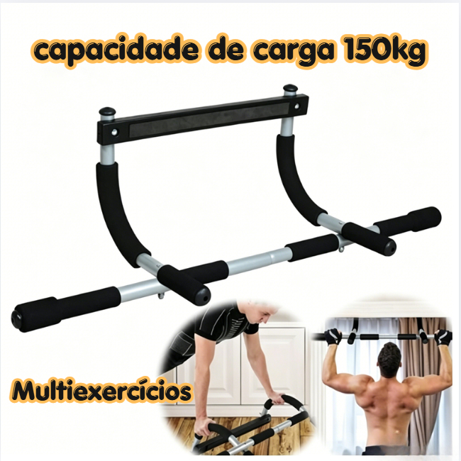 Door Exercise Bar, Adjustable Wide, Screwless, Portable Chin-Up Bar for Fitness Exercises