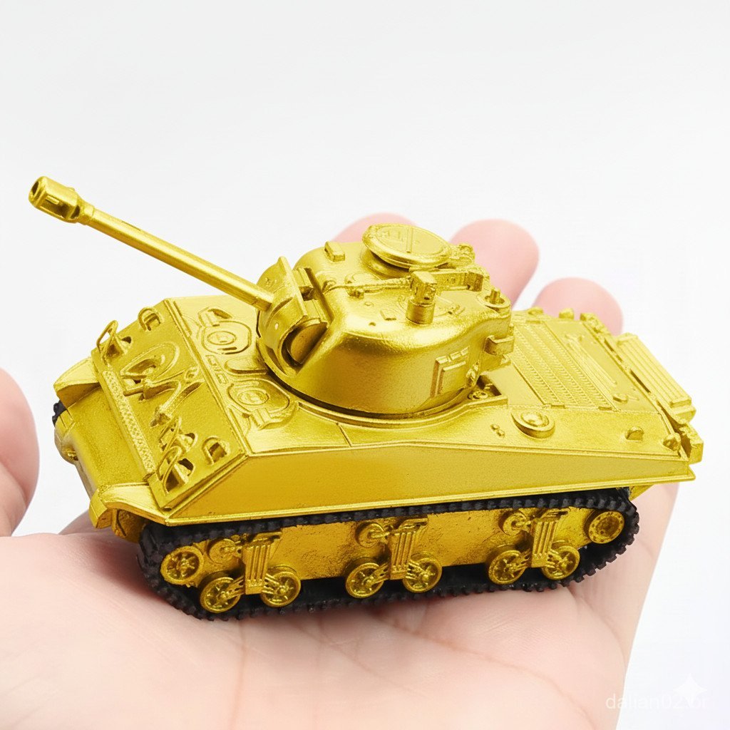 Modelo de brinquedo Golden Sherman 1:72, montagem 4D, tanque Tiger soviético 1/72, KV2, Guerra Anglo-Americana GTQC
