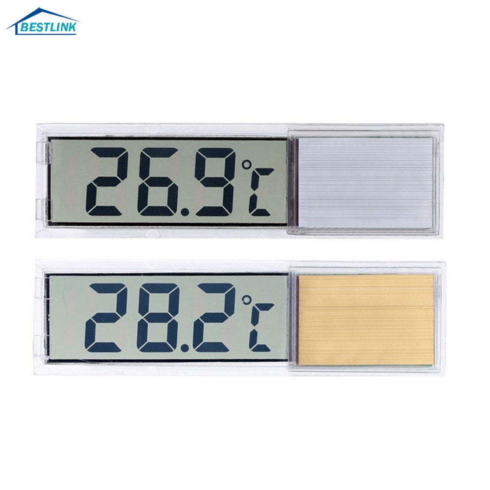 Termômetro LCD 3D para Aquário – Medidor de Temperatura para Tanque de Peixes
