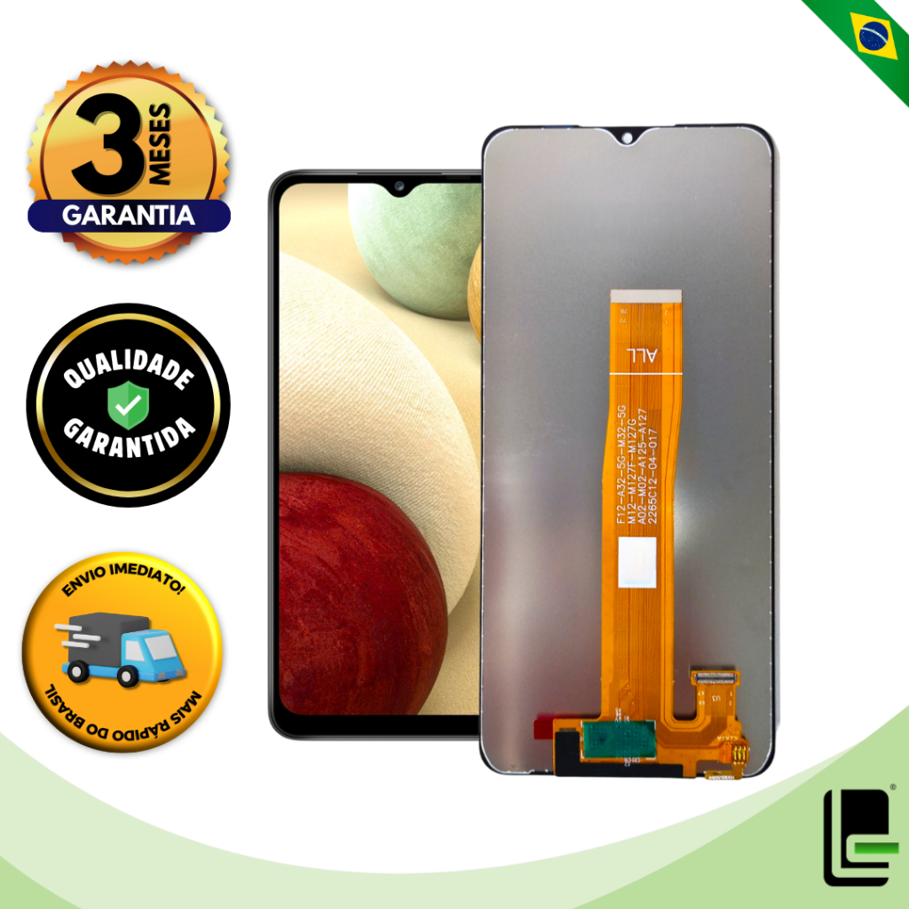 Tela Touch Frontal Display Compatível A12/A02/M12 Premium Qualidade Celular Acessórios Técnico