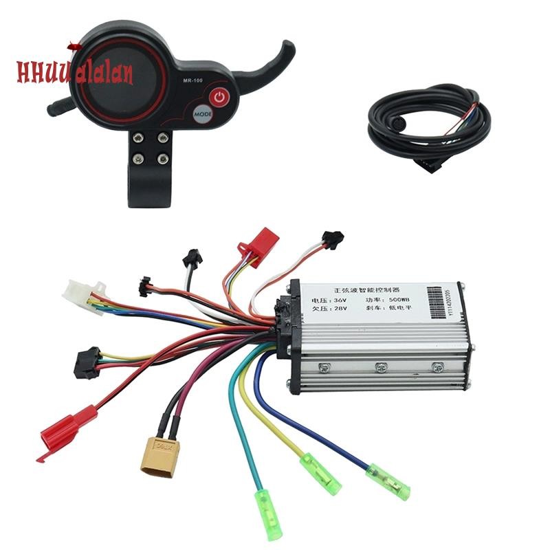 🌟Controlador 36V 500W + Medidor De Painel Com Display LCD MR-100 Para Acessórios De Scooter Elétrico