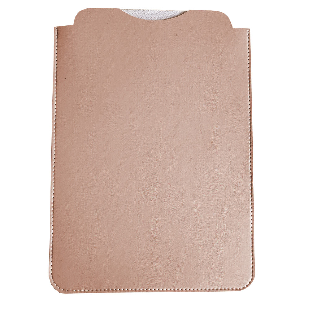Capa Case Para Tablet Ipad Couro Ecológico Nude