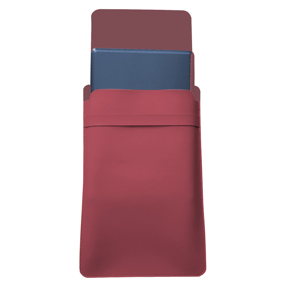 Luvas Pasta Case Capa Para Notebook Couro Sintético Bordô