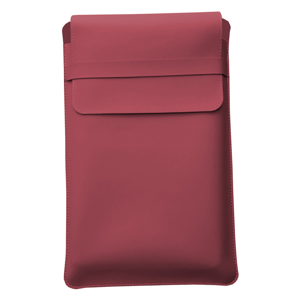 Luvas Pasta Capa Case Para Notebook Couro Bordô
