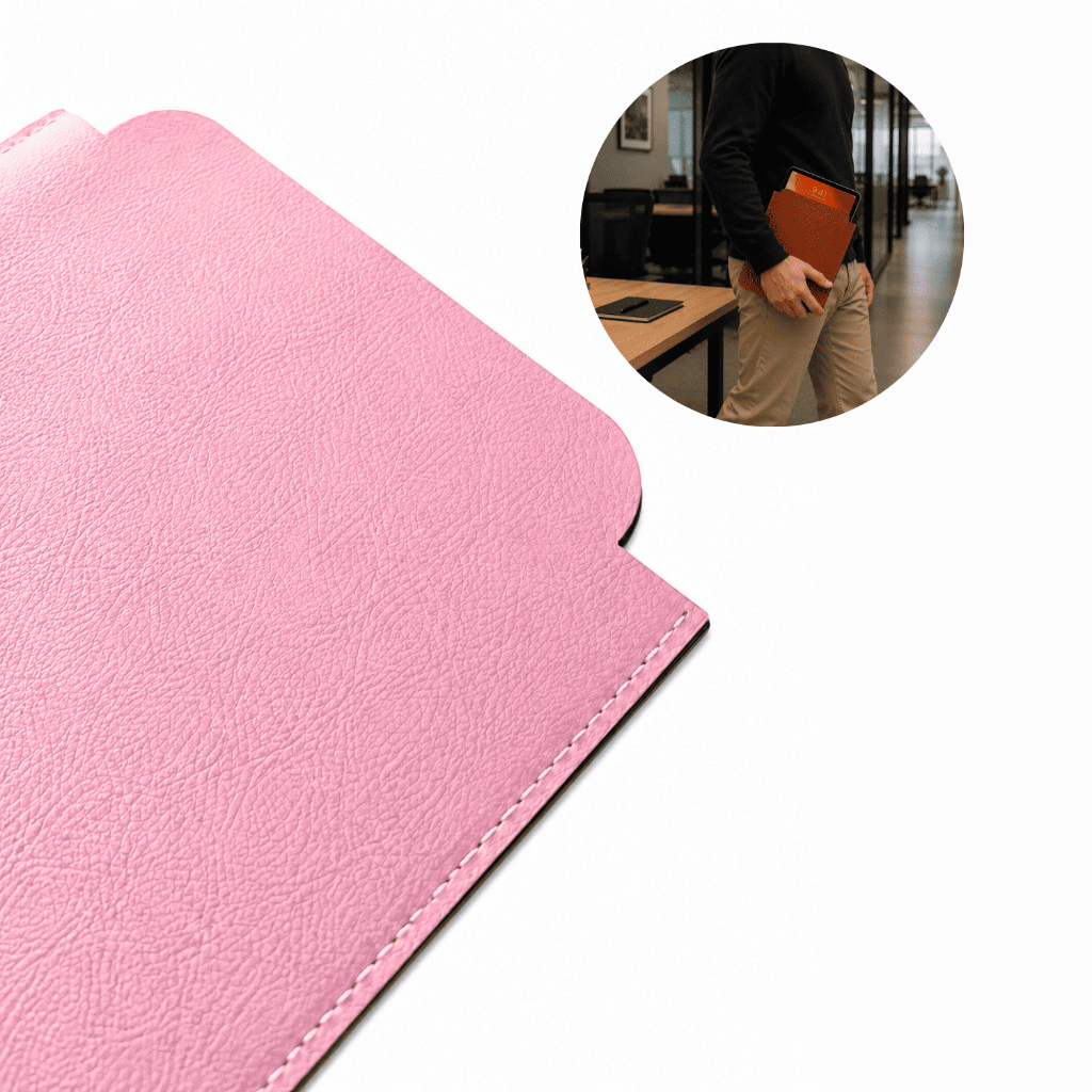 Capa Case Para Tablet Ipad Couro Ecológico Rosa Clarinho