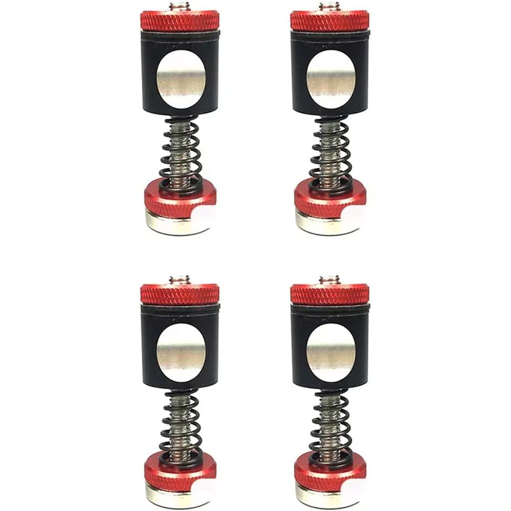 HZY Soldering Helping Hand 4Pcs PCB Circuit Board Holder ESD Safe - Metal Magnetic Fixture Tower Spring Clamp PCB Holder