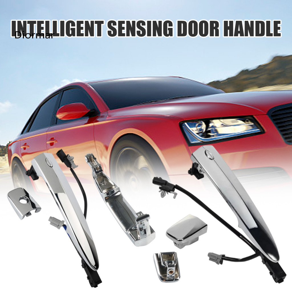 Chrome Plated Car Handle Special Adaptation Exterior Door with Sensor Oem Wiring for 2009-2018 Nissan Sentra Murano Leaf