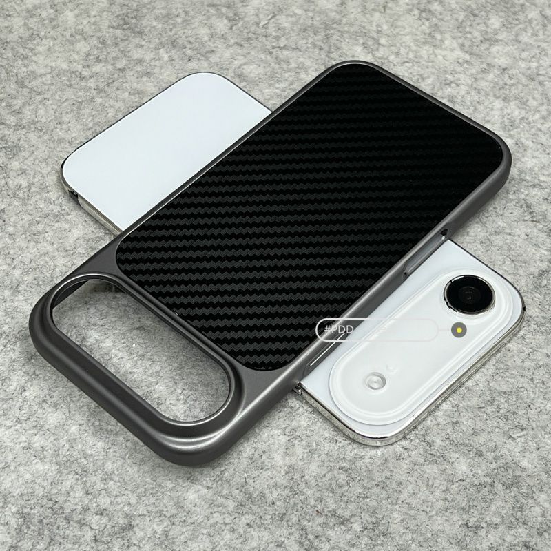 Capa para iPhone 17Pro 17 Pro Max 17 16Pro com Janela Grande Magnética Antichoque Rígida