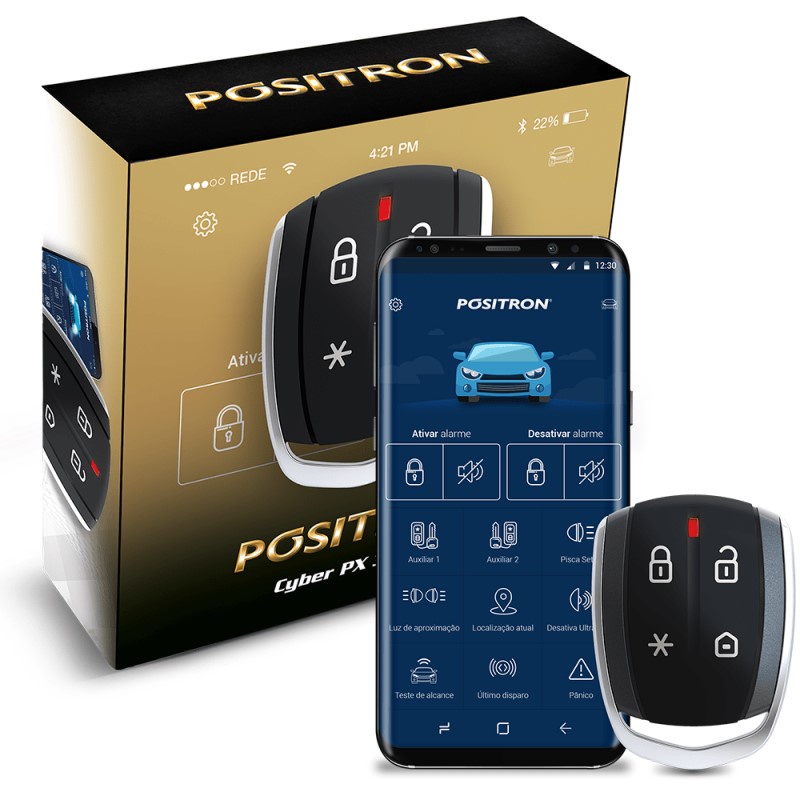 Alarme Automotivo PST Positron Cyber PX360BT Bluetooth