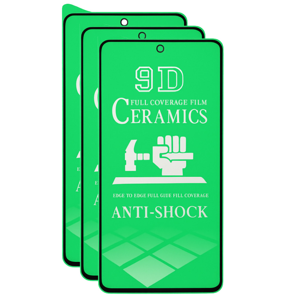 Kit 3x Películas De Cerâmica 3d 9d Flexível Para Xiaomi 15t Pro