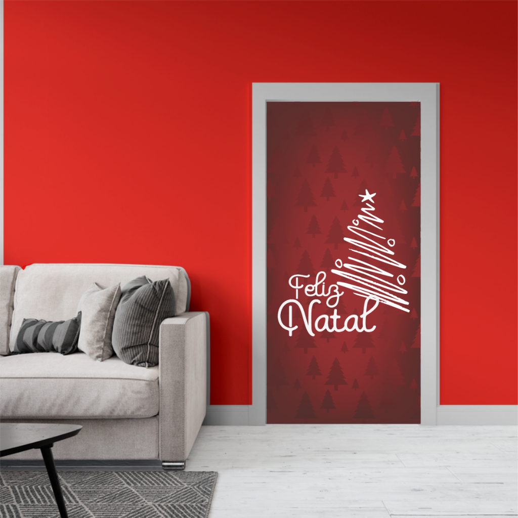 Adesivo Decorativo Para Portas - NATAL - Boas Festas - Fim de Ano - merry christmas - 2023 - 2